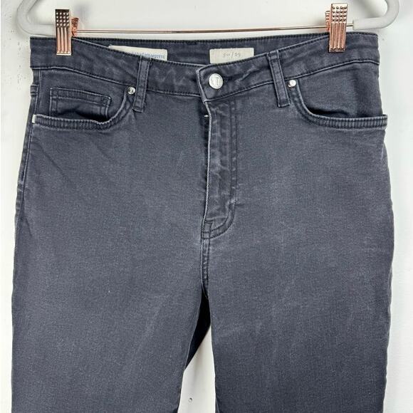 Anthropologie Pilcro Preppy Hipster Twee Punk Goth Grunge Studded Crop Jeans 29 - Picture 5 of 14